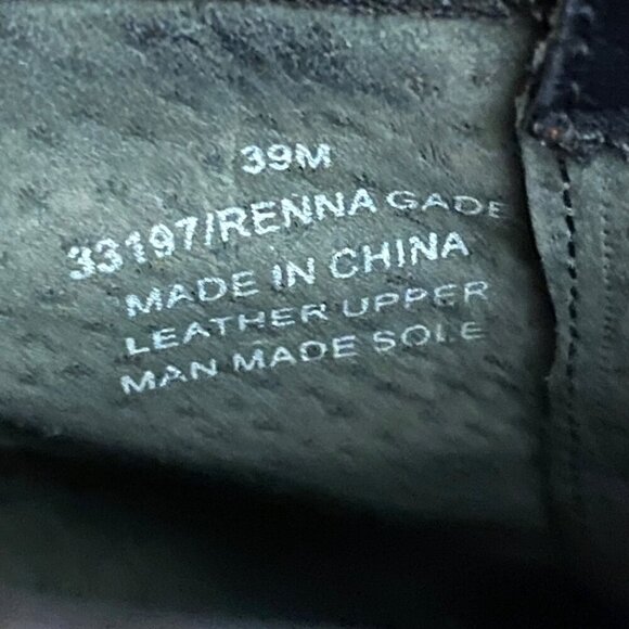 Bronx Renna Gade Studded Black Leather Heeled Booties - Picture 7 of 8